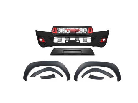 TOYOTA HILUX REVO 2016+ IÇIN UYUMLU ROCCO TRD BODY KIT (PANJUR-TAMPON-DODIK SETI)